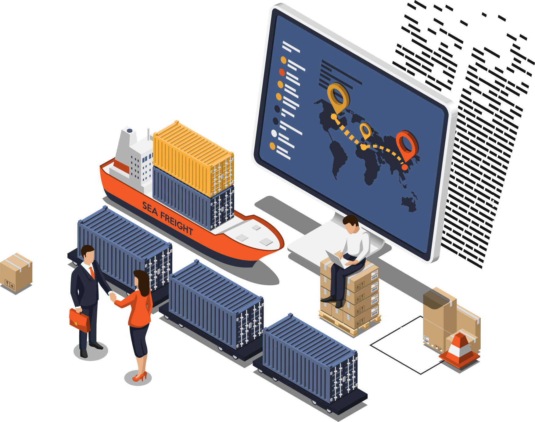 dashboard con la trazabilidad de cadena suministro